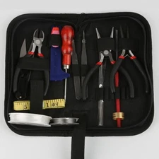 22x Jewelry Making Kit Pliers Beading Wire Wrapping Repair Tools Set Hobby Craft