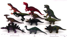 Lot Miniature Dinosaur Figure Toy Figurine Prehistoric Stegosaurus Jurassic