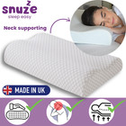 Memory Foam Wave Contour Pillow Ergonomic Neck Support Memory Orthopaedic