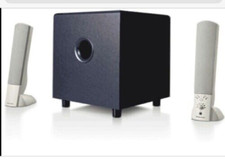 Harman Kardon Model H/K595 Speaker System With Sound Sticks/Cables/Manual TESTED