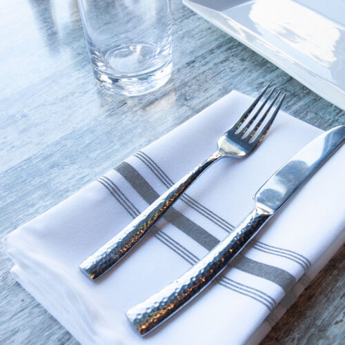 Bistro Napkins (12 Pack) ,18x22, Striped Color Options, Polyester Kitchen Linens - 第 1/83 張圖片