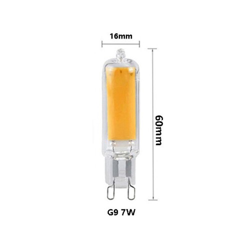Glass tube LED COB light Dimmable Ceramic Lamp Light bulb repair - Picture 11 of 11