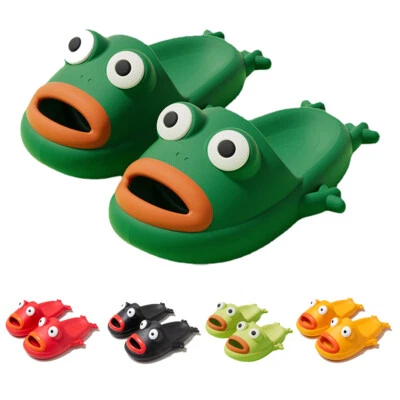 MARKENLOS Frosch Badelatschen Hausschuhe Badeschlappen Rutschfeste Dusch Badeschuhe Strand