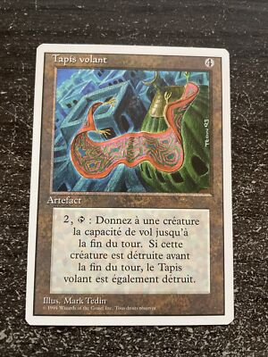 CARTE MAGIC MTG FOREIGN WHITE BORDER FWB 1994 - TAPE VOLANT NM