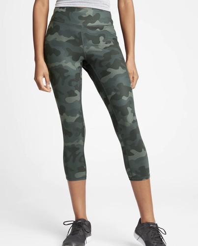 GAP Fit Sculpt green camo compression 