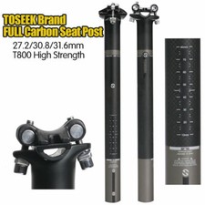 31.6mm del tubo carbonio bicicletta ciclismo reggisella MTB sella bici da strada