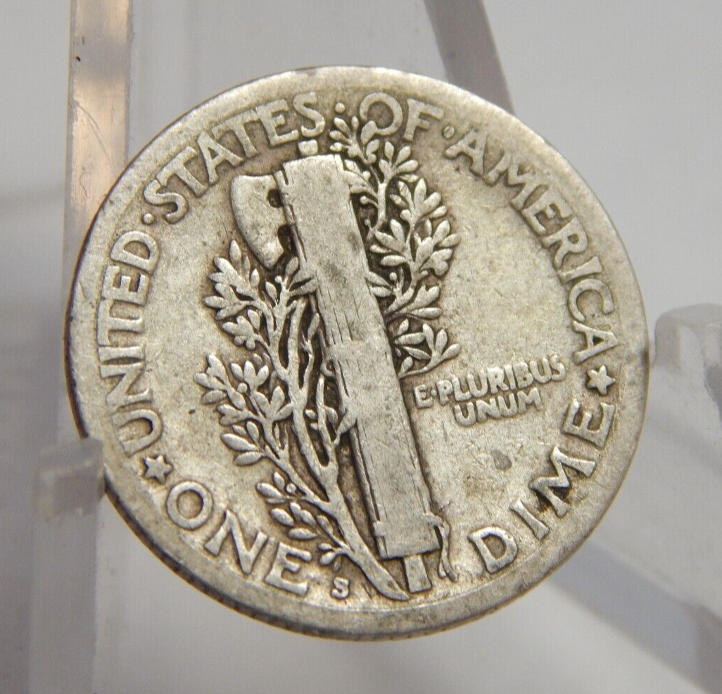 7 Silver Dimes 19031964 Mint Error Clip, Cud Spots, Lamination
