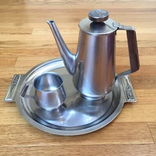 mid century modern tea set