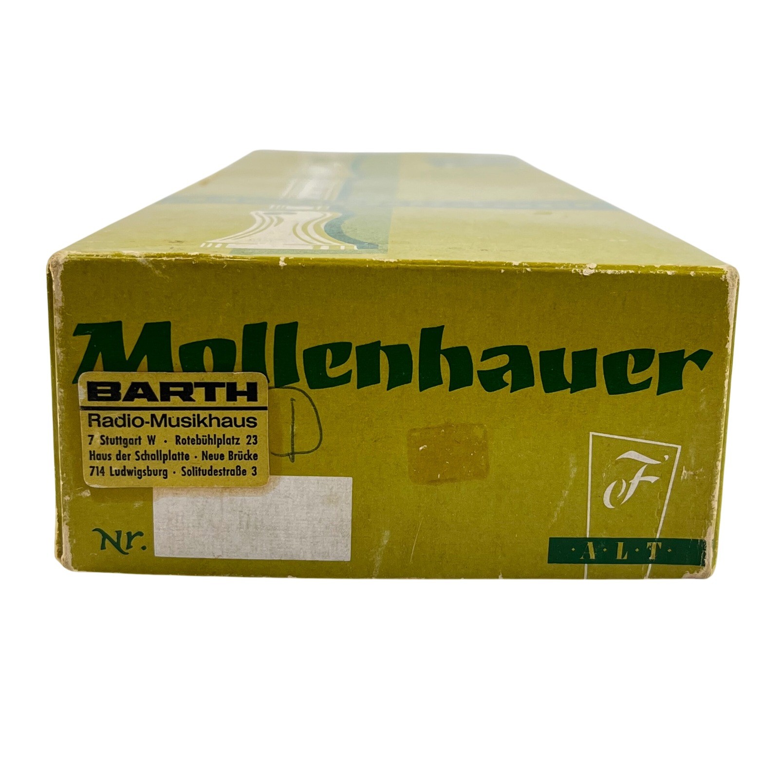 Mollenhauer Vintage 50s Wooden Alto Recorder Germany Pearwood in Box Mid Century