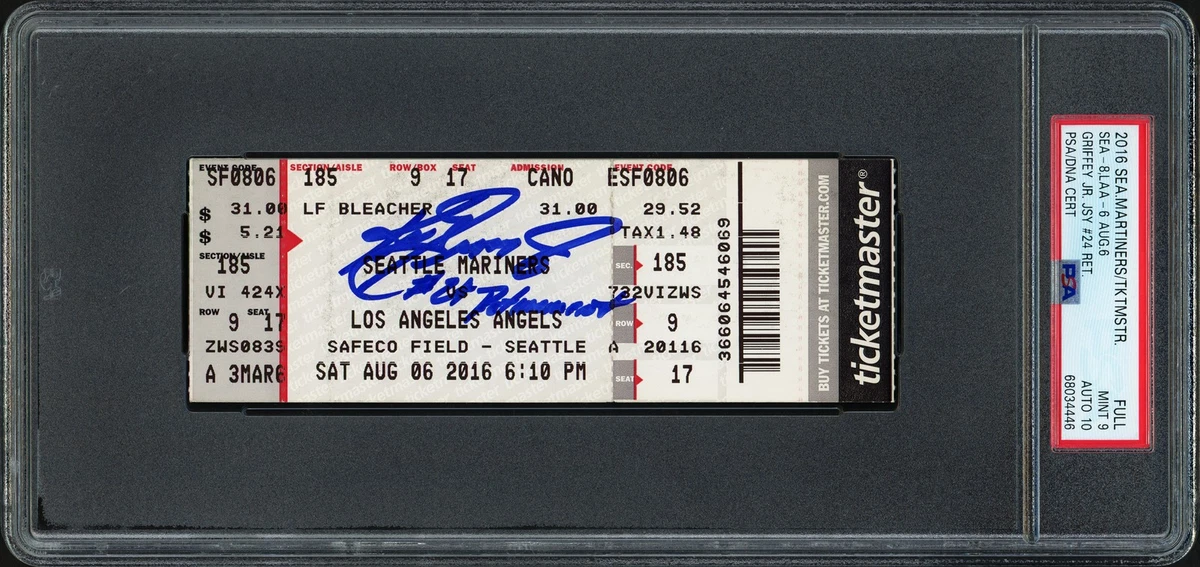 Professional Sports Authenticator (PSA) Ken Griffey Jr. Baseball