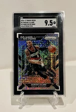 Damian Lillard 2016-17 Prizm /25 Go Hard Or Go Home Mojo Prizm #2 SGC 9.5