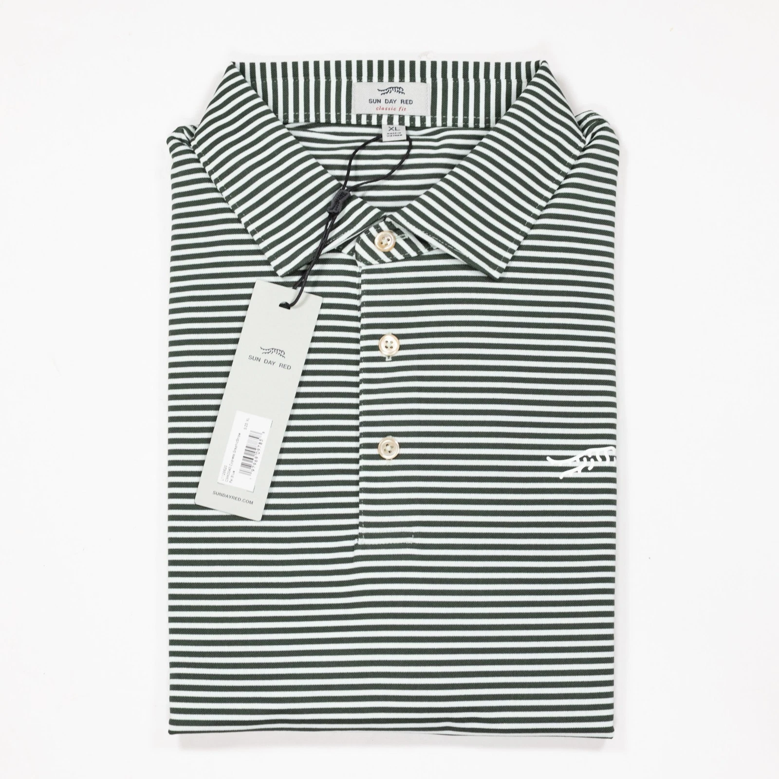 Sun Day Red Cypress Graphic Stripe Polo XL Pale Blue NWT Tiger Woods Golf
Opens in a new window or t