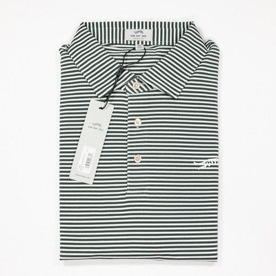Sun Day Red Cypress Graphic Stripe Polo XL Pale Blue NWT Tiger Woods Golf