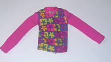 Barbie Doll Vintage 2002 Fashion Fantasy Shirt Long Sleeve Multicolor Flower