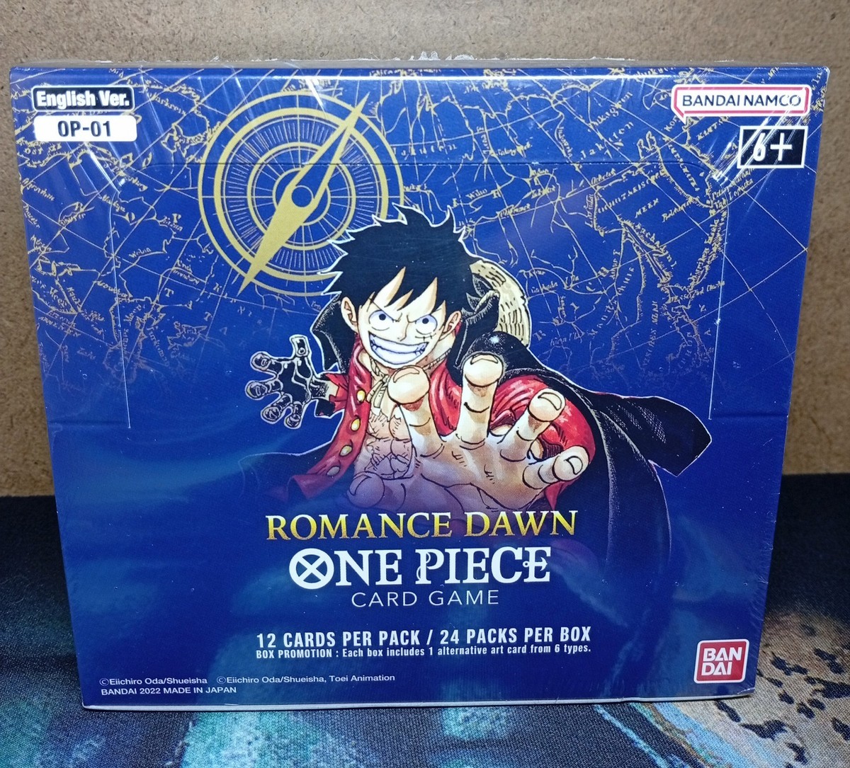ONE PIECE OP-01 Booster Box BLUE BOTTOM Sealed 2022 Romance Dawn