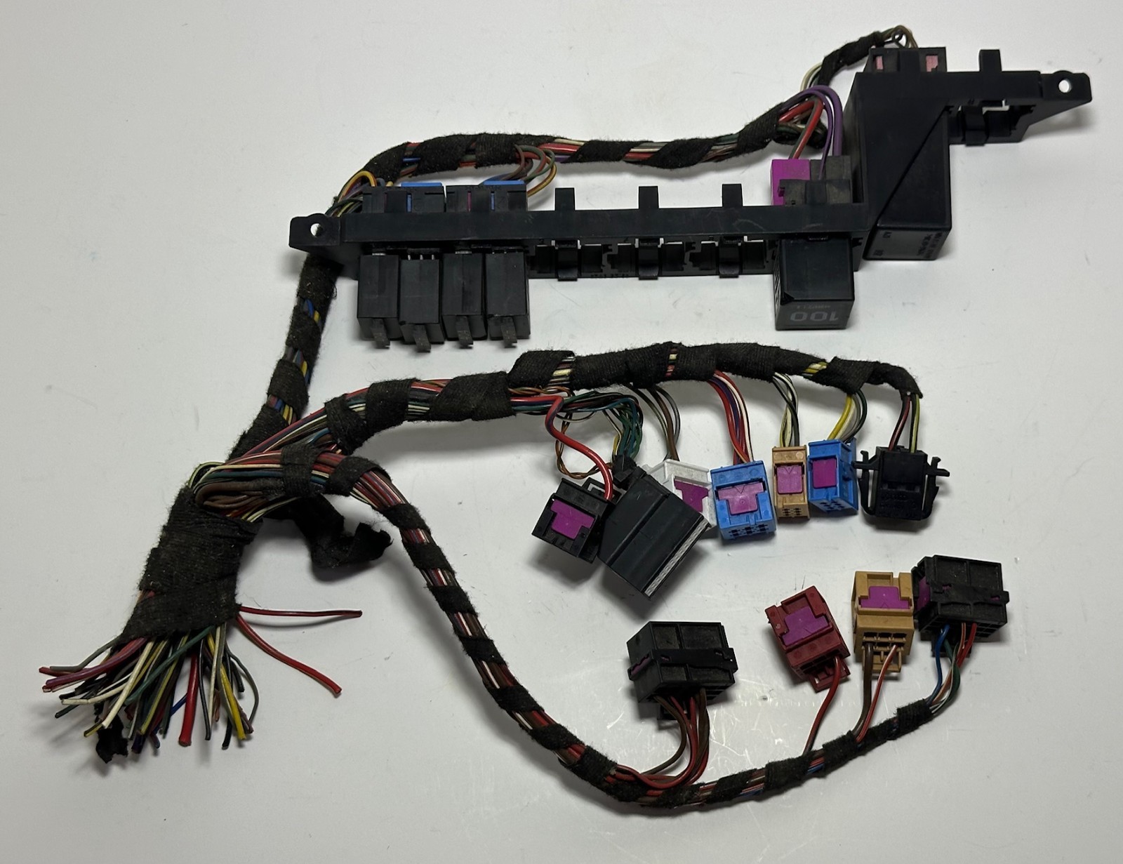 03-12 BENTLEY ACTIVE STEERING FUSE RELAY BOX WITH WIRING HARNESS 3W0907307B OEM