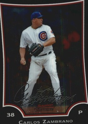 2009 Bowman Chrome #131 Carlos Zambrano - BB
