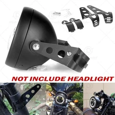 For Harley Sportster XL 883 1200 Mount Bracket 5.75" Headlight Housing Bucket