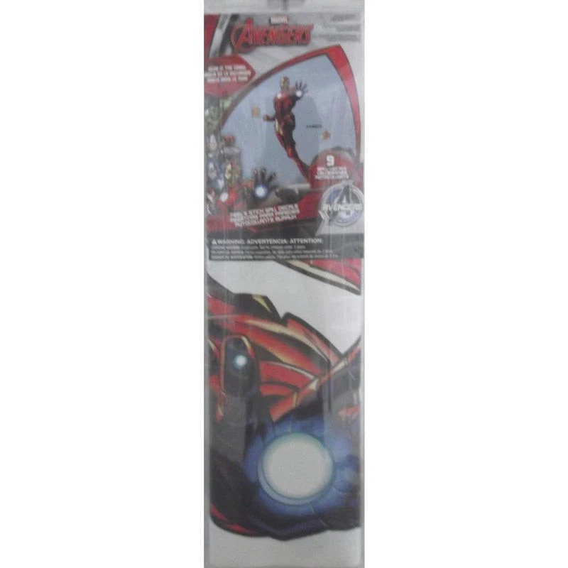 Calcomanías de pared gigantes RMK3172GM que brillan en la oscuridad Iron Man pelar y pegar decoración de habitaciones para niños Foto 4 de 4