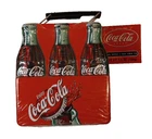 Vintage Coca Cola Lunch Box Tin w Handle Coke 6-Pack Bottle Collectible Sealed
