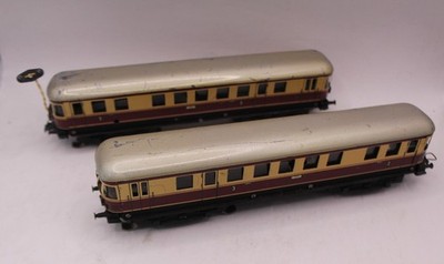 Trix Twin 3 Schienen AC 20/58 2 Wagen Diesel Flyer geprüft funktioniert