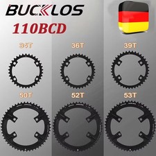 34/36/39/50/52/53T Einfach/Doppel 110BCD 10/11S Rennrad Kettenblatt für Shimano