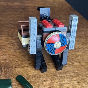 LEGO Vikings: Viking Ship Challenges the Midgard Serpent (7018). READ DISC! 85%
