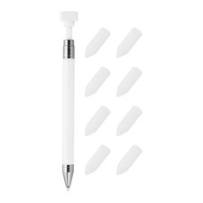Fine Point Diamond Art Pen Diamond Art Accessories with 8Pcs Wax, White