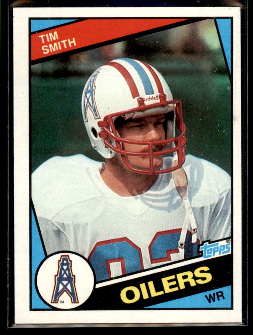 1984 Topps Tim Smith RC #82 Houston Oilers