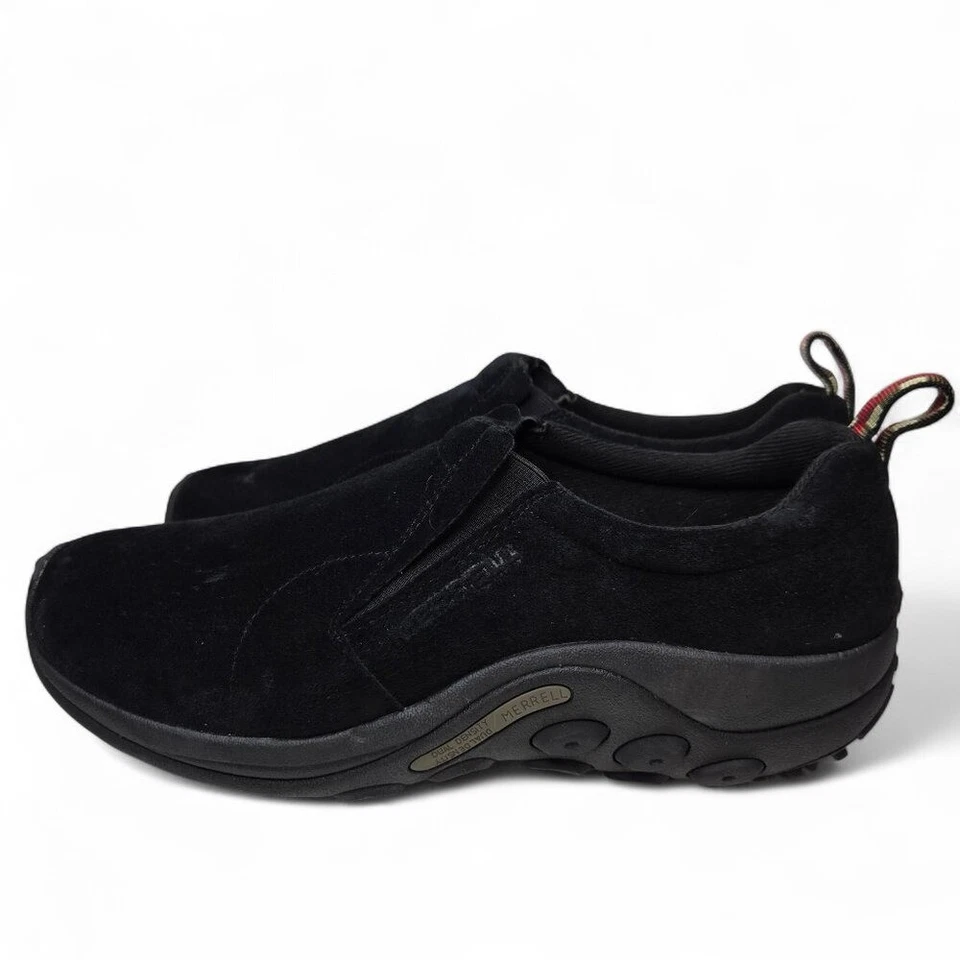 Zapato sin cordones Merrell Jungle Moc para hombre gamuza terreno tracción parte inferior luz 14 Foto 3 de 4