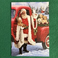 LIQUIDATING-Leanin’ Tree Christmas Greeting Card “Wishing You Every Good…”