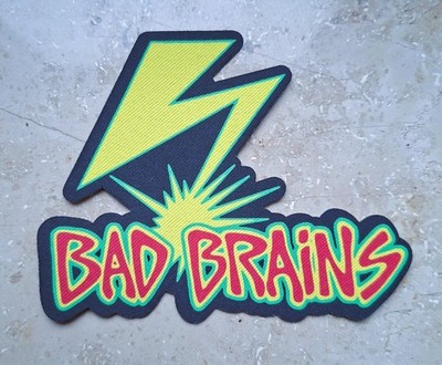 BAD BRAINS - BAD BRAINS -- PATCH - SHAPE LASER CUT -- HARDCORE / PUNK