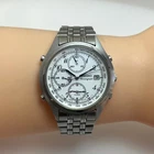 Vintage Seiko 7T32-7C60 Chronograph Alarm White Dial Faulty / For Repair#409B