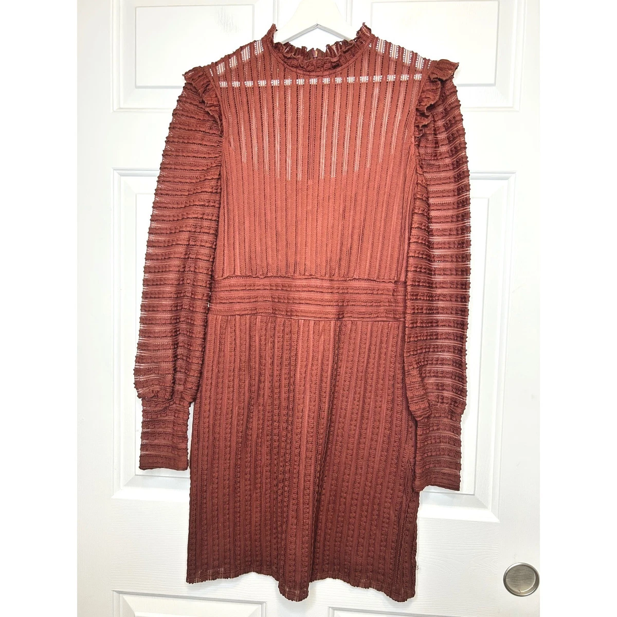 bailey 44 long sleeve dress BAILEY 44 Layered Black White Fleck Long Sleeve Dress Knit Womens S Petite