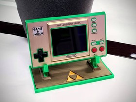 Nintendo Game & Watch Display Stand - Mario and Zelda - 3D Printed