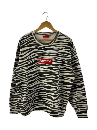 Sweat Supreme blanc L occasion