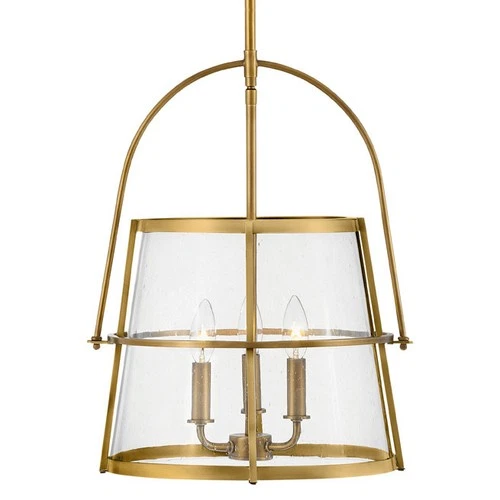 Hinkley Lighting 38113 Tournon 3 Light 15"W Pendant - Brass - Picture 1 of 7