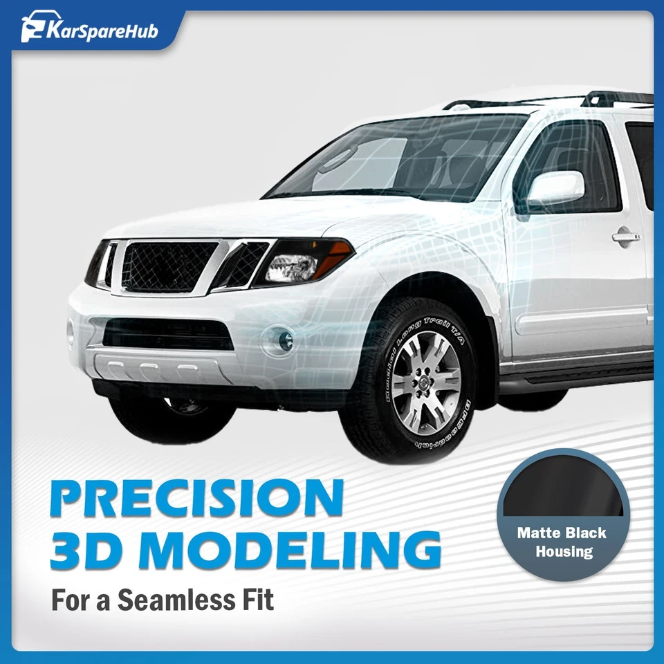 Pair Headlights For 2005-2007 Pathfinder 2005-2008 Nissan Frontier w/Bulbs Foto 2 de 4