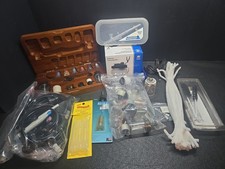 Lot Of Airbrush Supplies For Modeling Cleaning Pot/ Nozzles  More See Pics BOJ