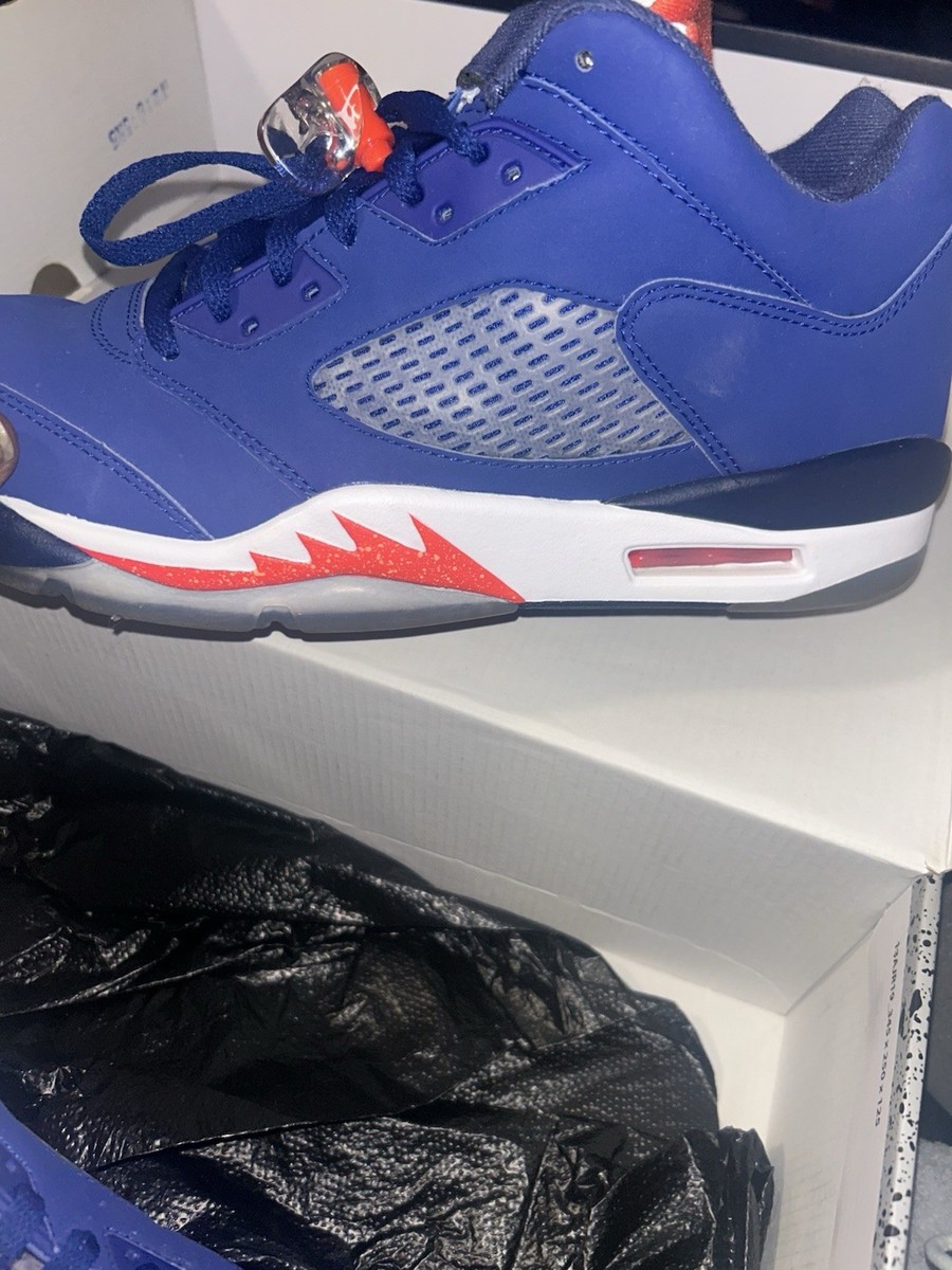 Jordan Air Jordan 5 Retro Low Knicks Retro Low Blue Orange White