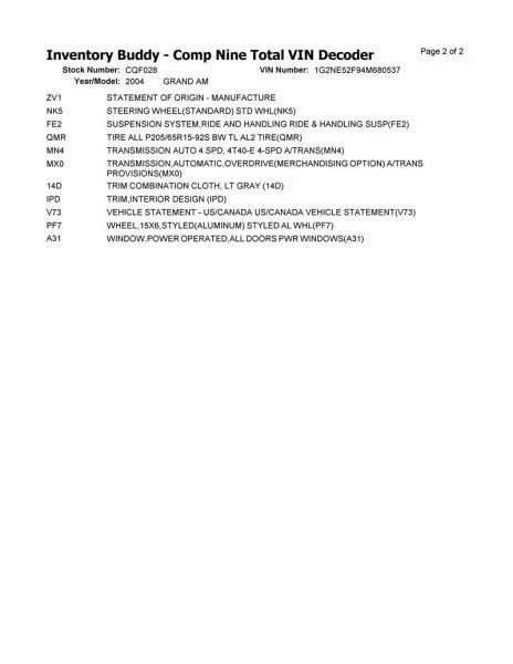 Alternador compatible con 02-07 VUE 10638798 Foto 3 de 4