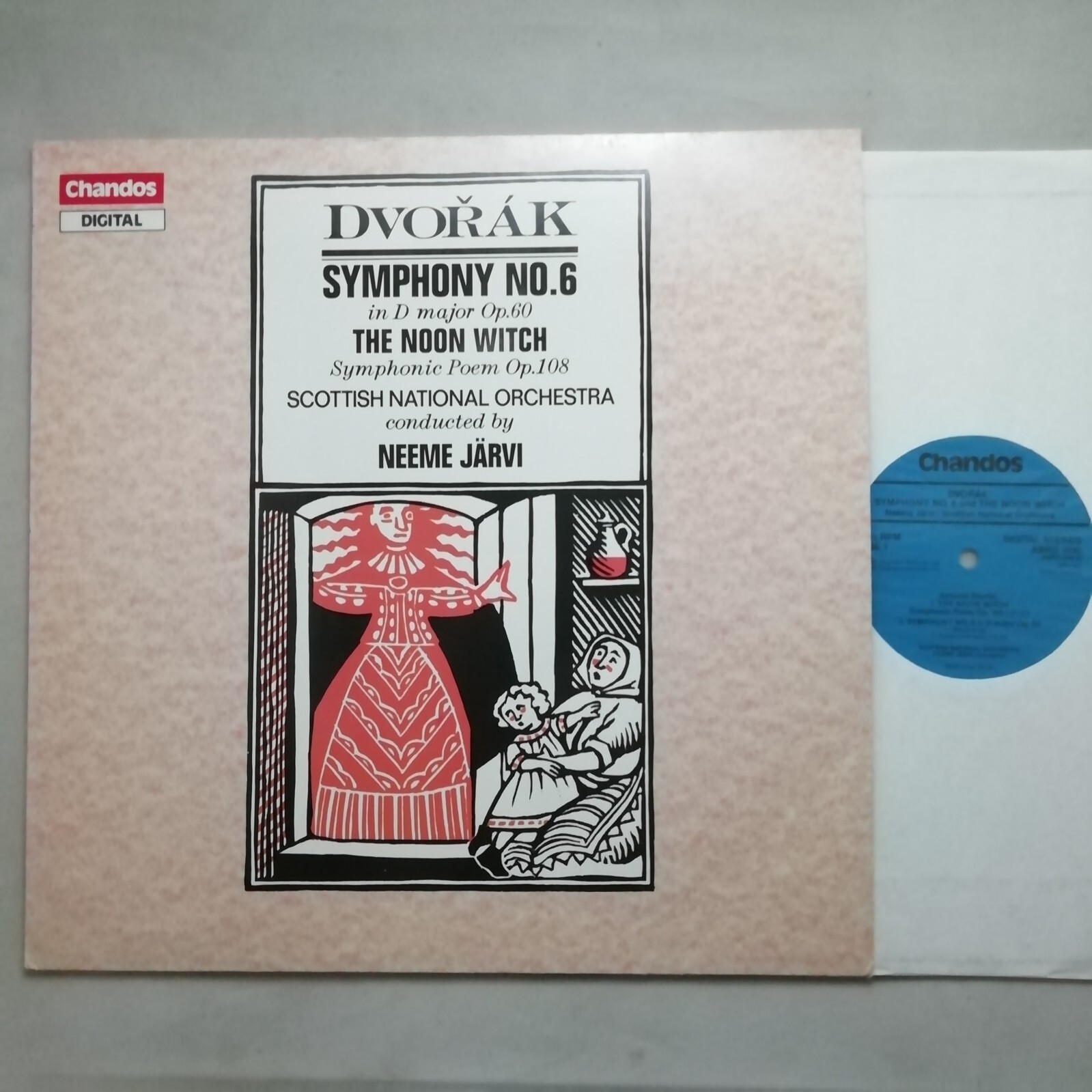 Chandos LP ABRD 1240: Dvořák - Symphony No. 6 etc. / Neeme Järvi / SNO