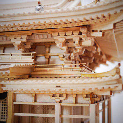 Woody Joe Wooden Model 1/75 Byodoin Phoenix Hall Woody Joe Wooden Model 1/75 Byodoin Phoenix Hall