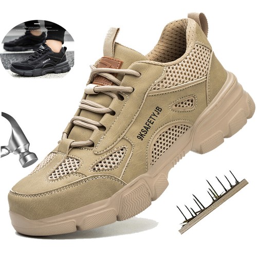 Herren unzerstörbare Arbeitssicherheit Anti-Punktion Stahl Zehe hohe Top Sneaker - Bild 1 von 28