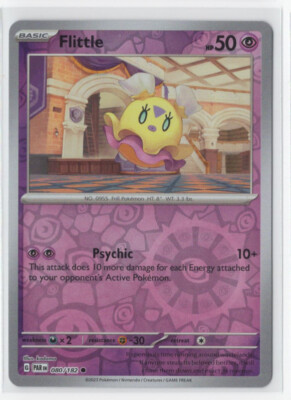Pokemon Paradox Rift  080/182 Flittle Reverse Holo