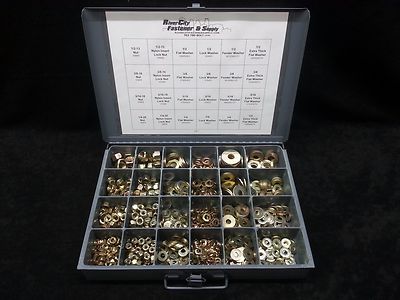 Grade 8 Nut & Washer Assortment. Has Fender, Extra thick & SAE Washers.   nuts