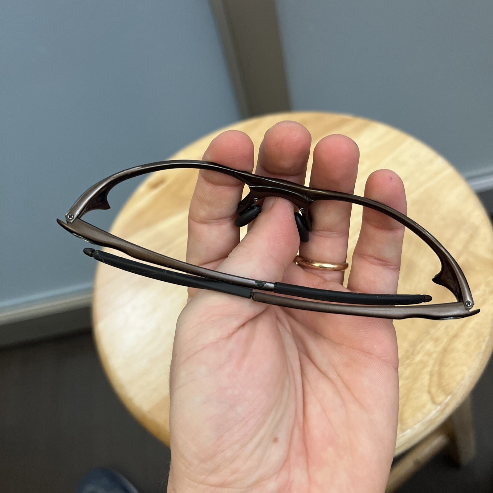 oakley half wire red oxide frame image 8