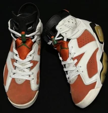 Nike Air Jordan 6 Retro Gatorade Like Mike White 384664-145 Size 9.5 US Beaters