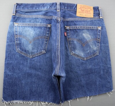 Vintage 1998 Levi's 501 XX Button Fly Jeans Cut Off USA Shrink To