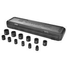 12pc 3/8" Drive SAE Shallow Impact Socket Set 6-Point Design 5/16"  1" Standard